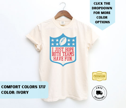 Football League Fun Light Blue T-Shirt