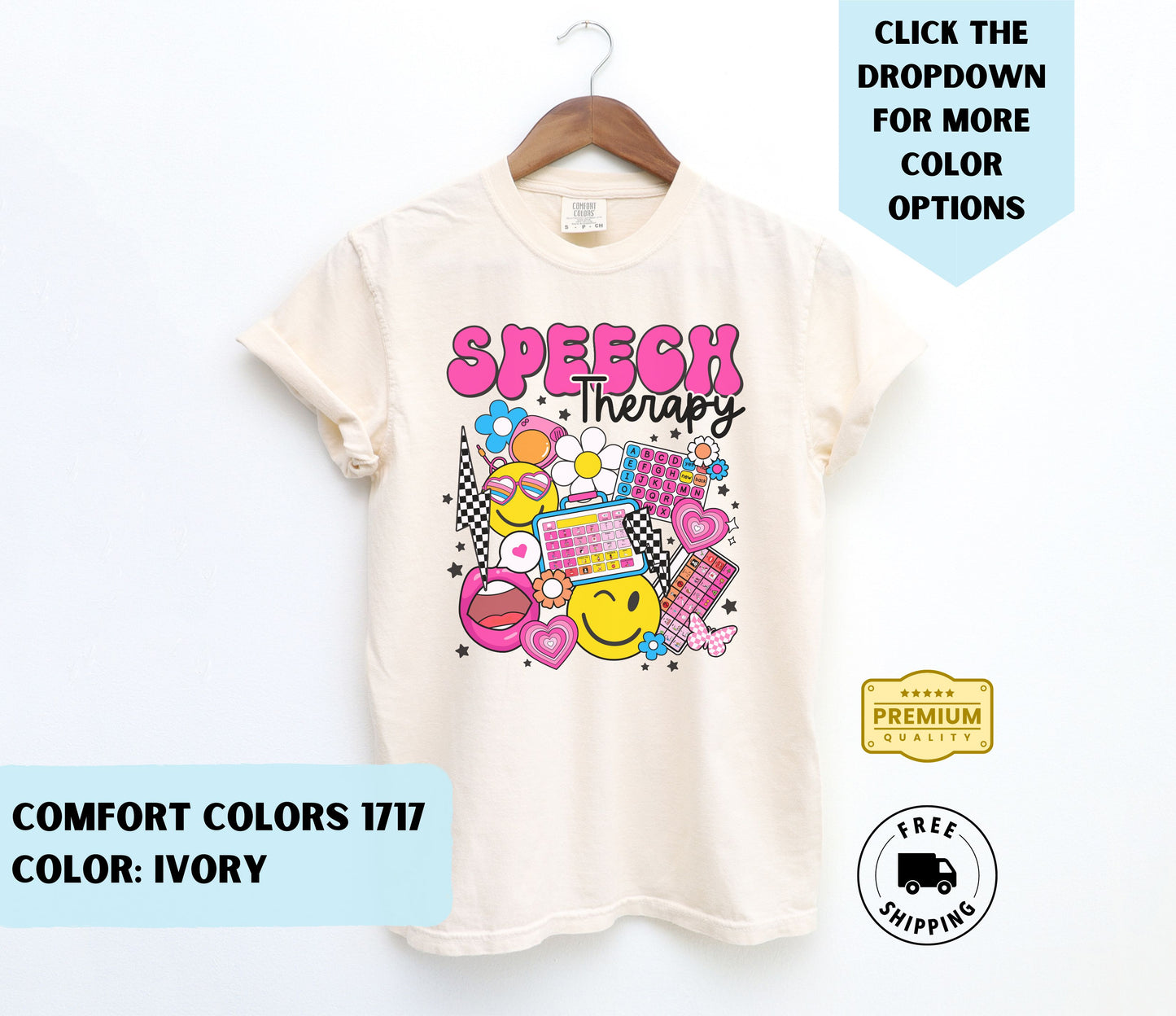 Speech Therapy Retro T-Shirt