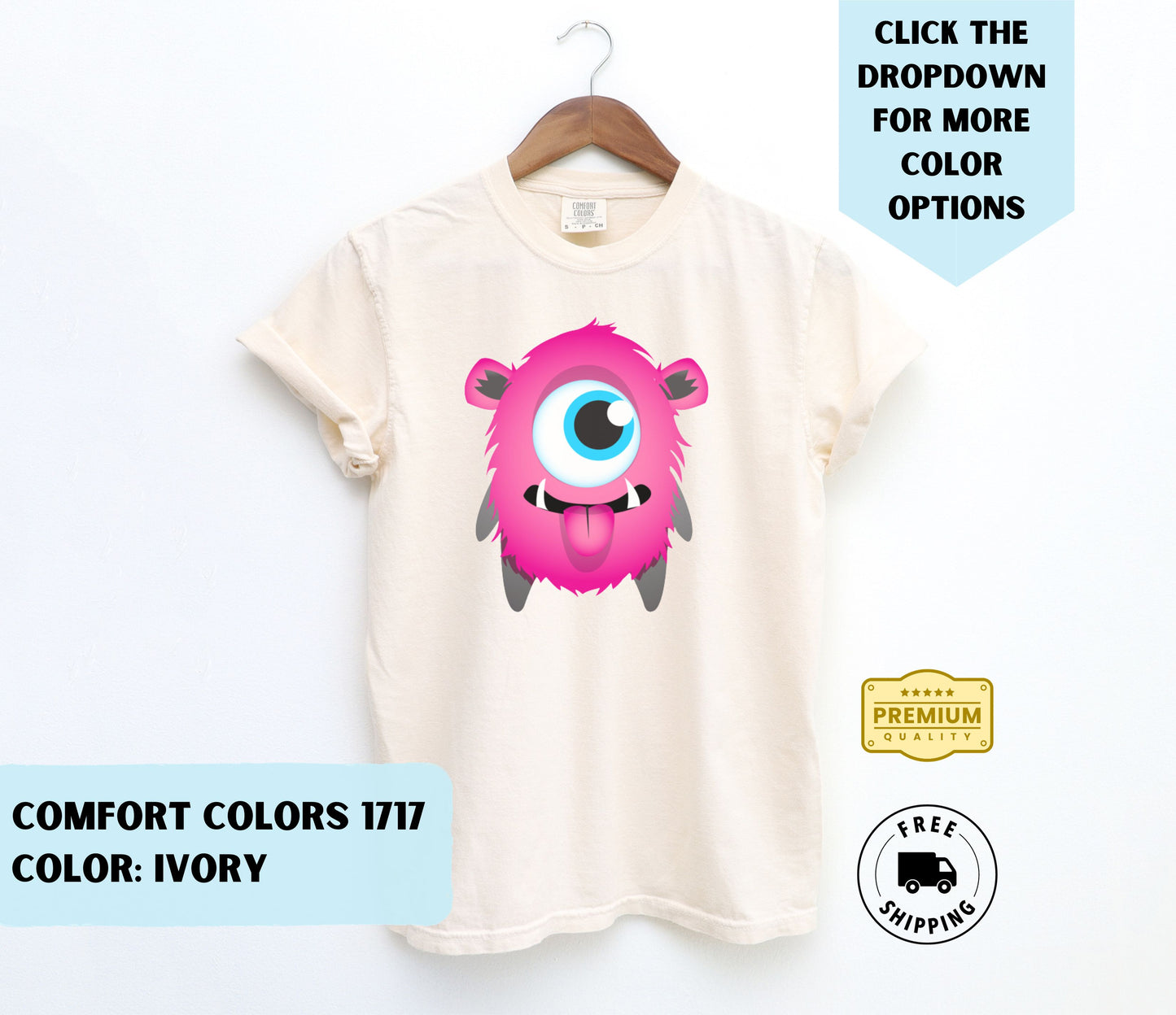 MOJO Monster One-Eyed Tongue Out T-Shirt