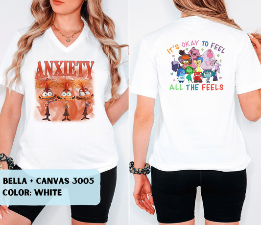 Anxiety V-Neck T-Shirt