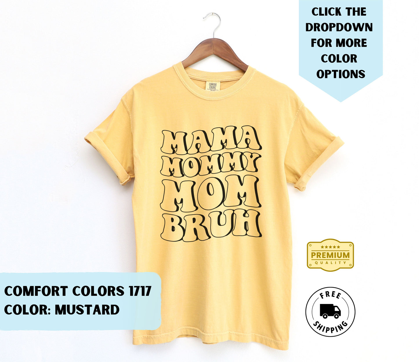 Mama Mommy Mom Bruh T-Shirt