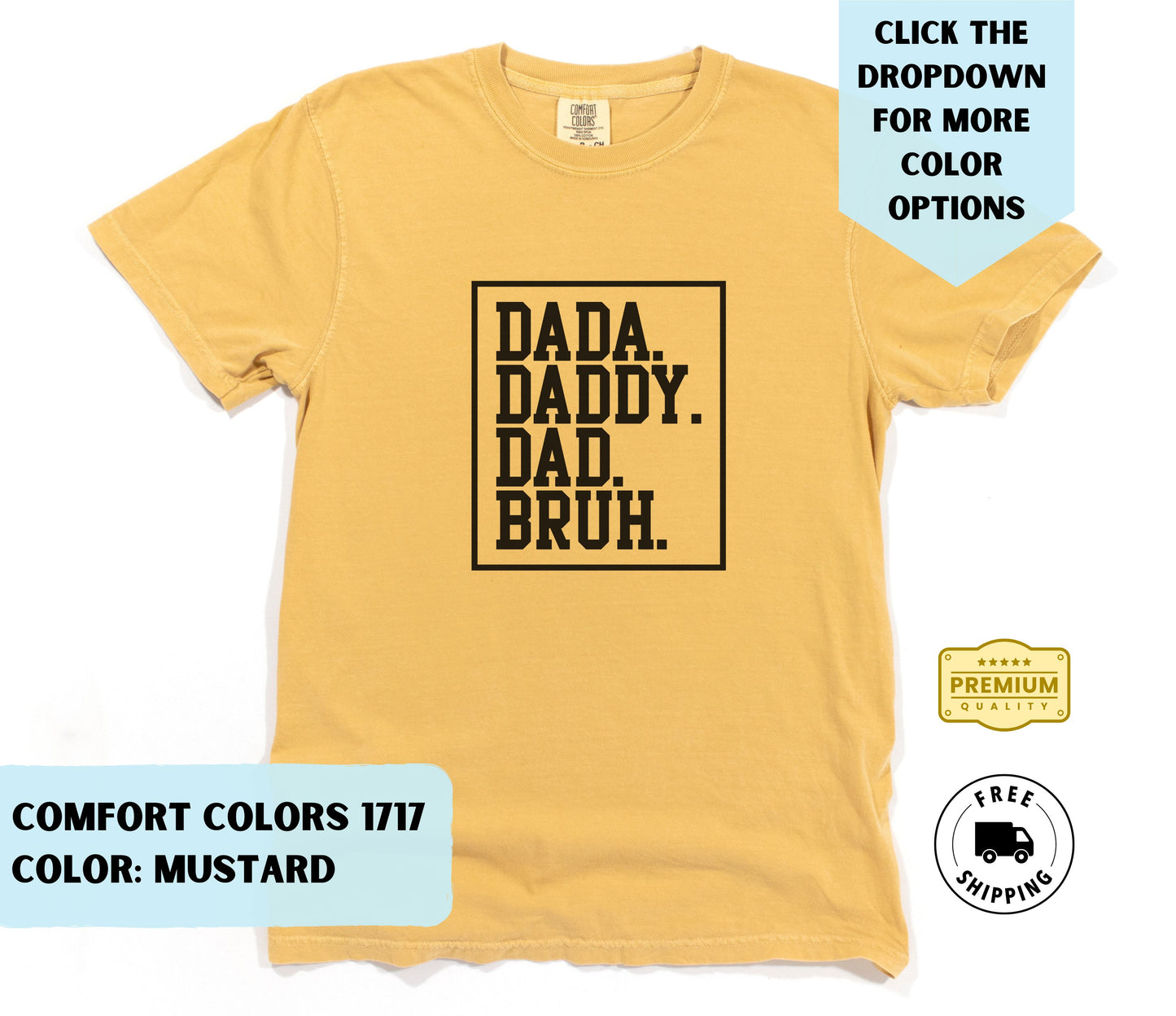 Dada Daddy Dad Bruh T-Shirt