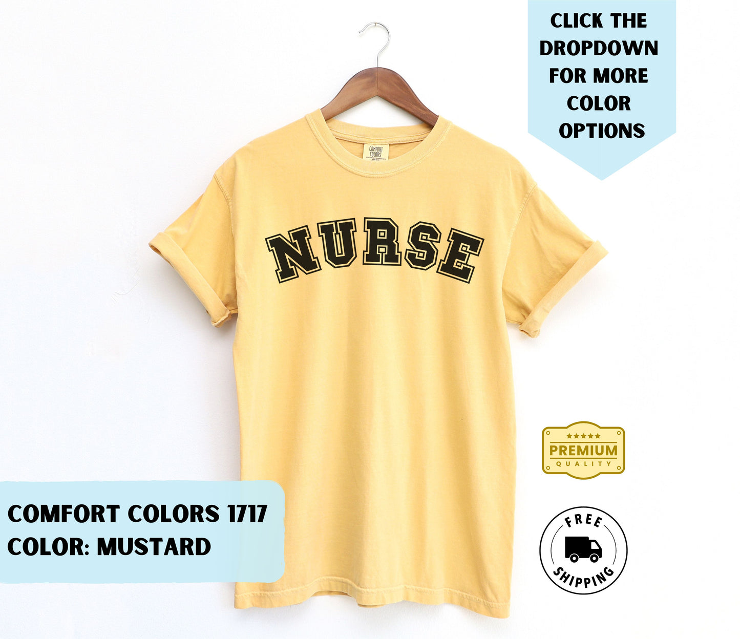 Nurse College Print T-Shirt