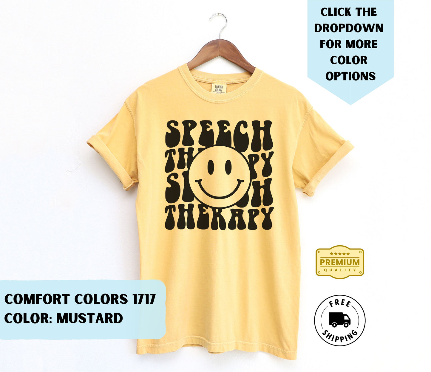 Speech Therapy Smiley T-Shirt