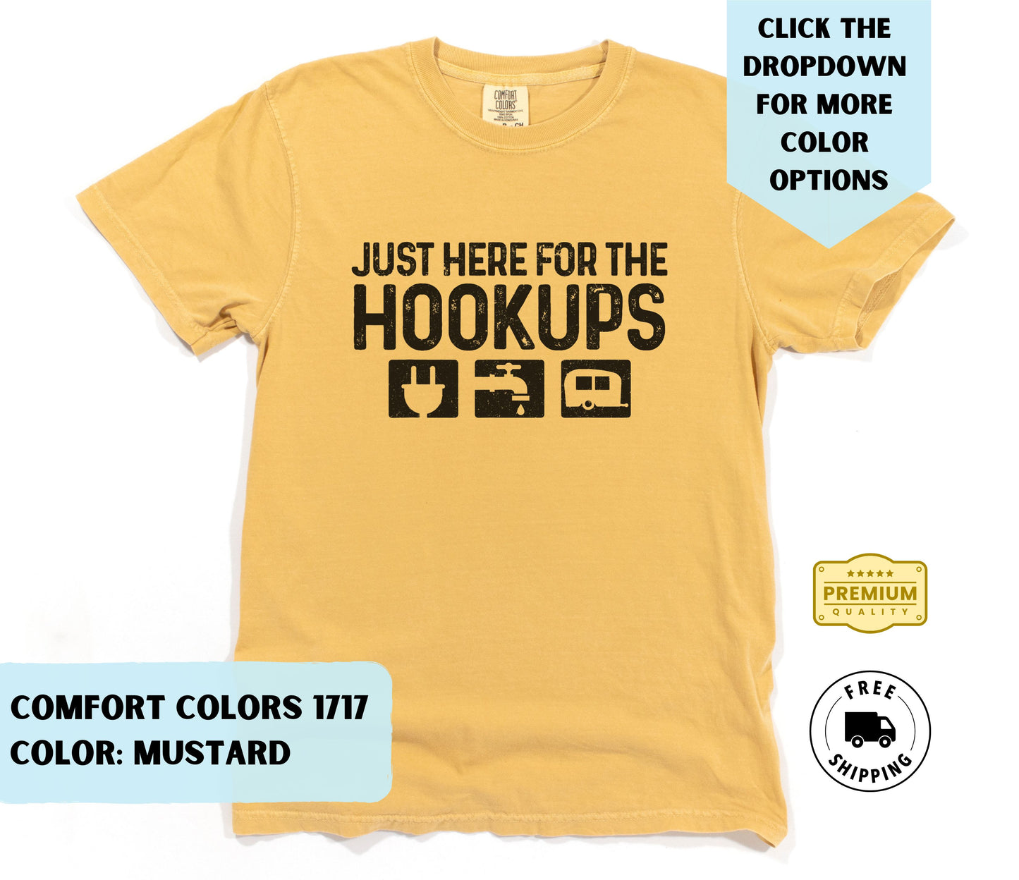 Just Here for the Hookups T-Shirt