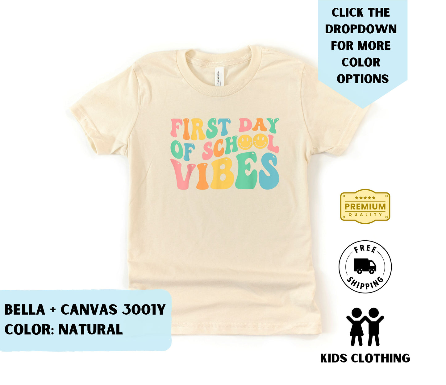 Youth First Day Vibes T-Shirt