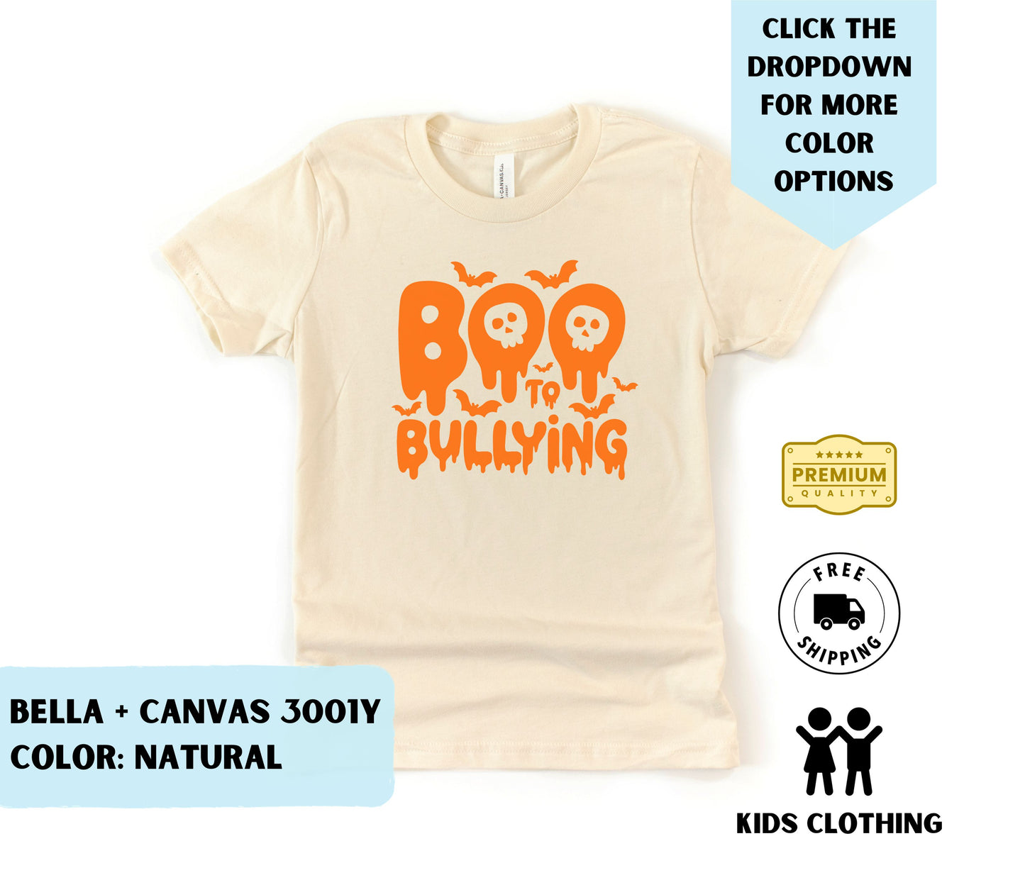 Toddler Boo To Bullying T-Shirt