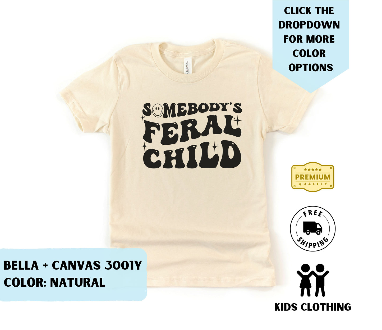 Youth Feral Child T-Shirt