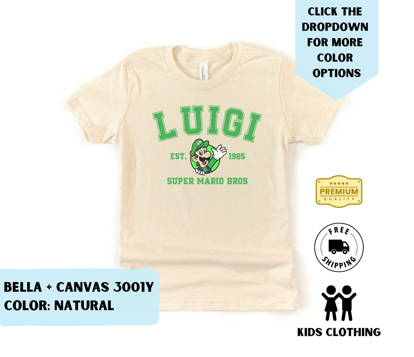 Youth Luigi T-Shirt