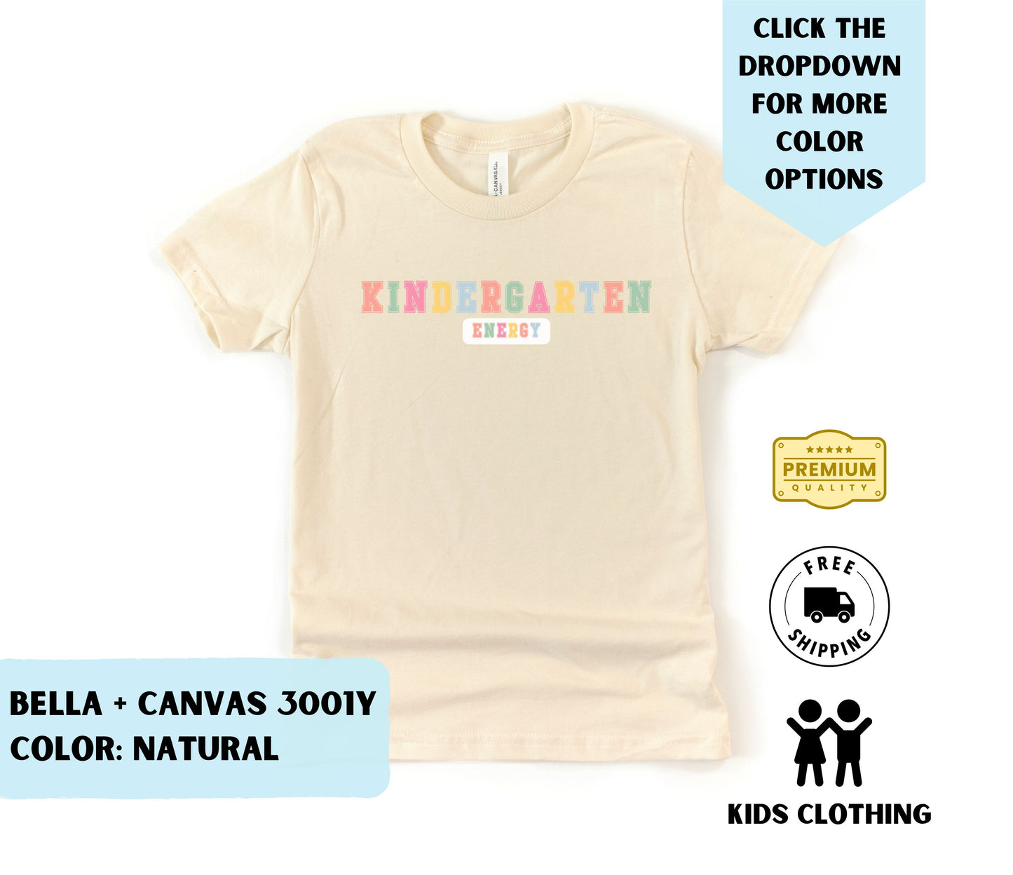 Youth Kindergarten Energy T-Shirt