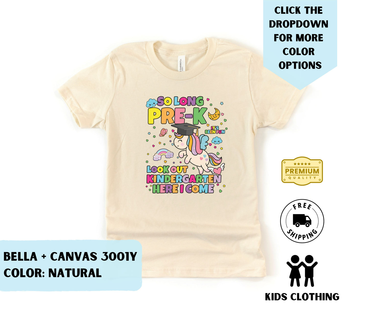 Youth Look Out Kindergarten T-Shirt