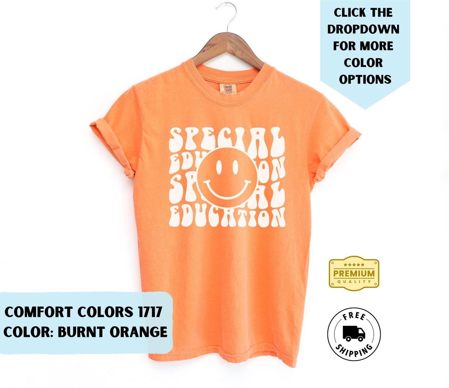 Special Education Smiley T-Shirt