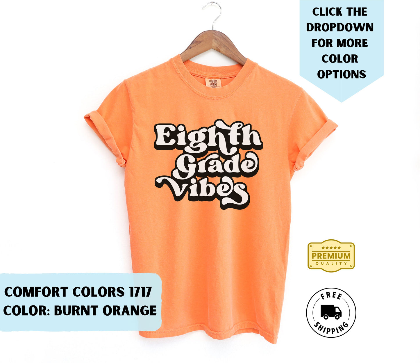 Eighth Grade Vibes T-Shirt