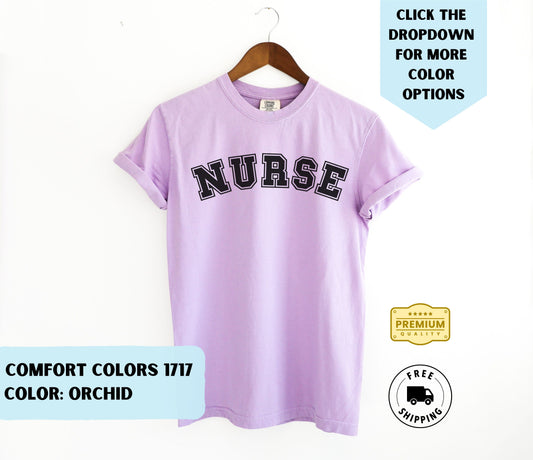 Nurse College Print T-Shirt