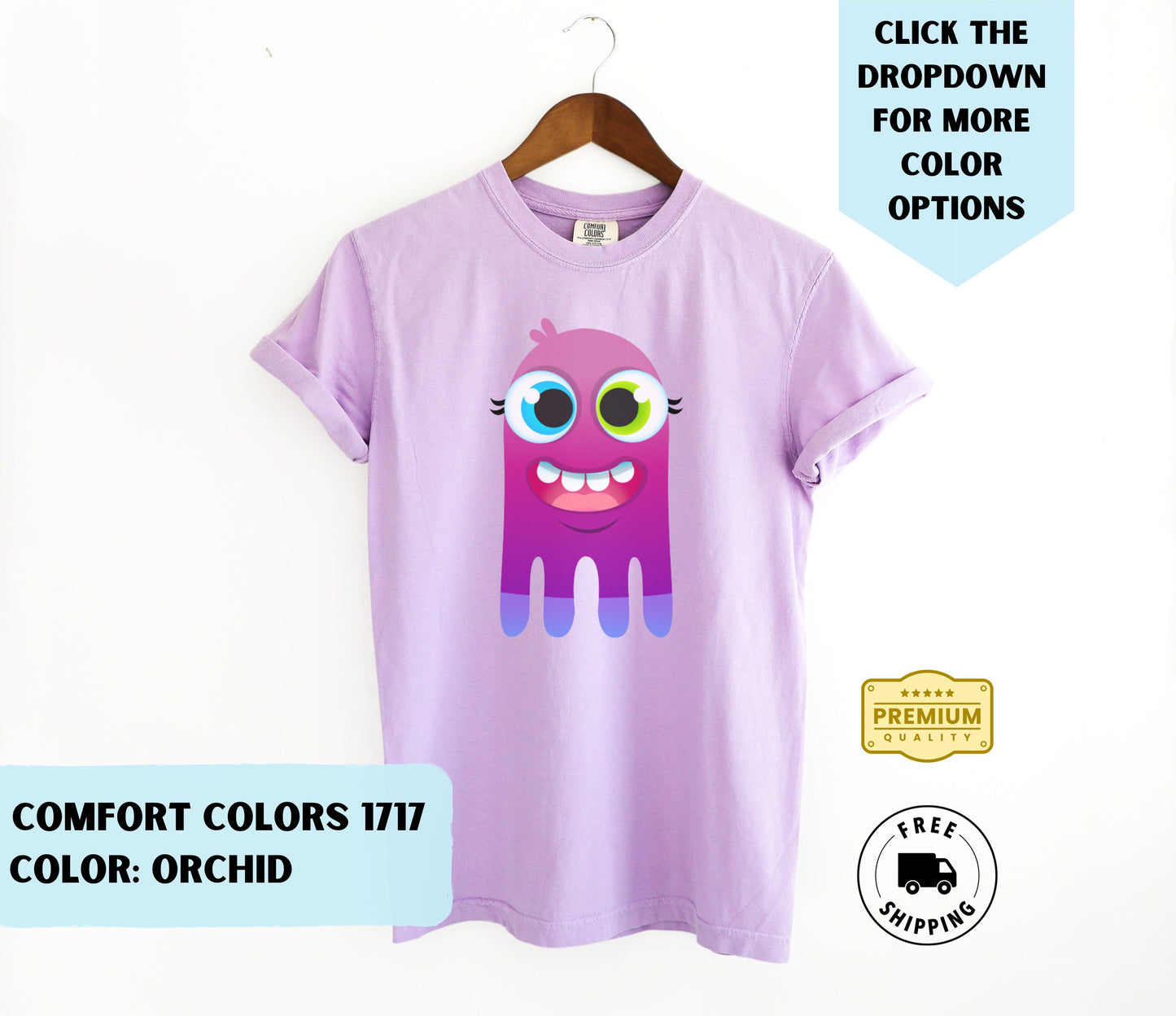 MOJO Monster Colorful Eyes T-Shirt