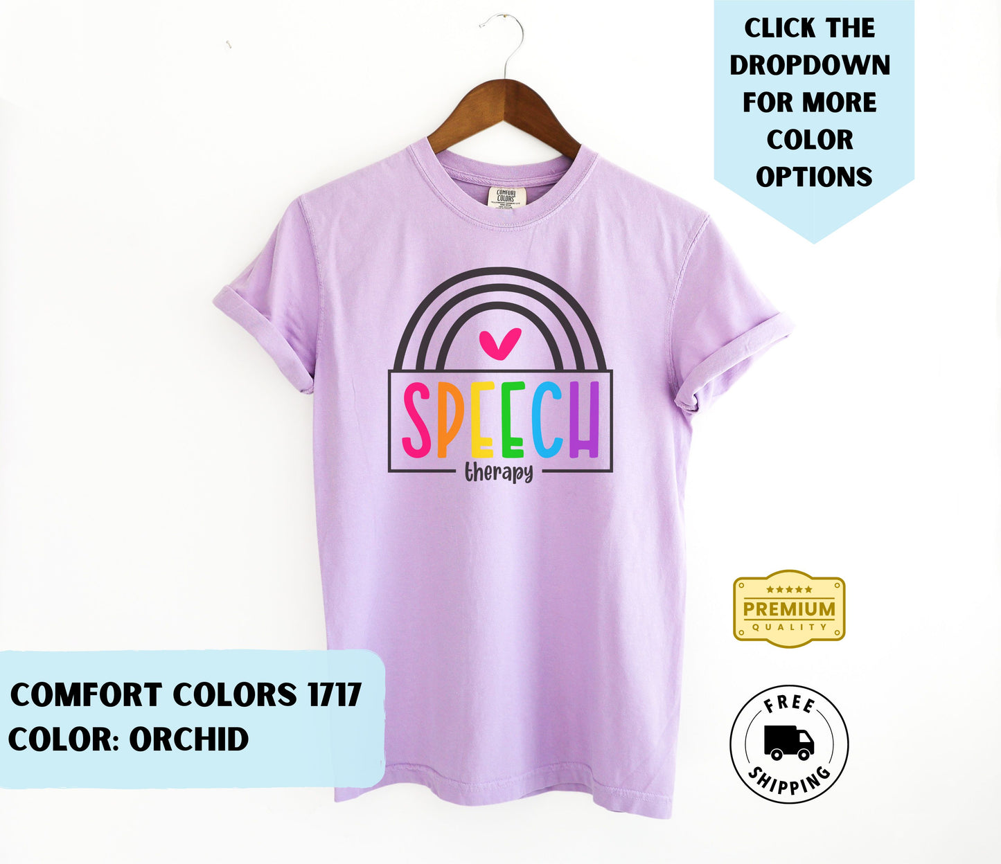 Speech Therapy Colorful T-Shirt