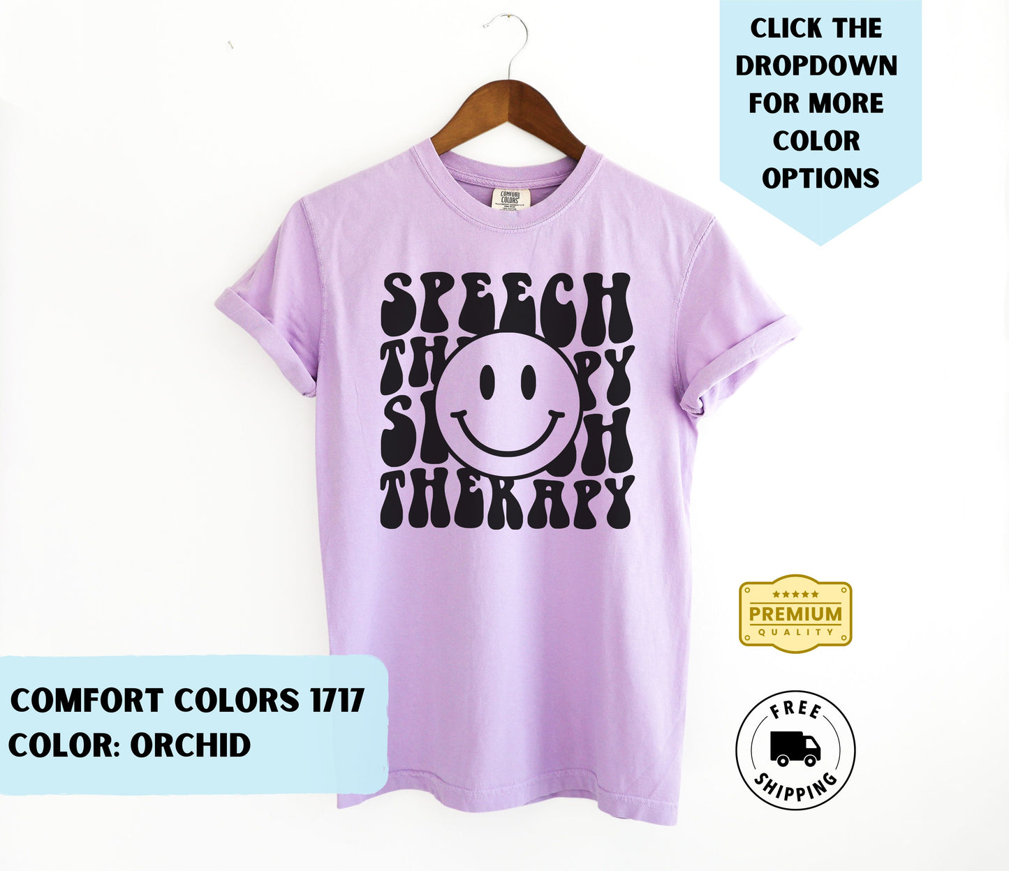 Speech Therapy Smiley T-Shirt