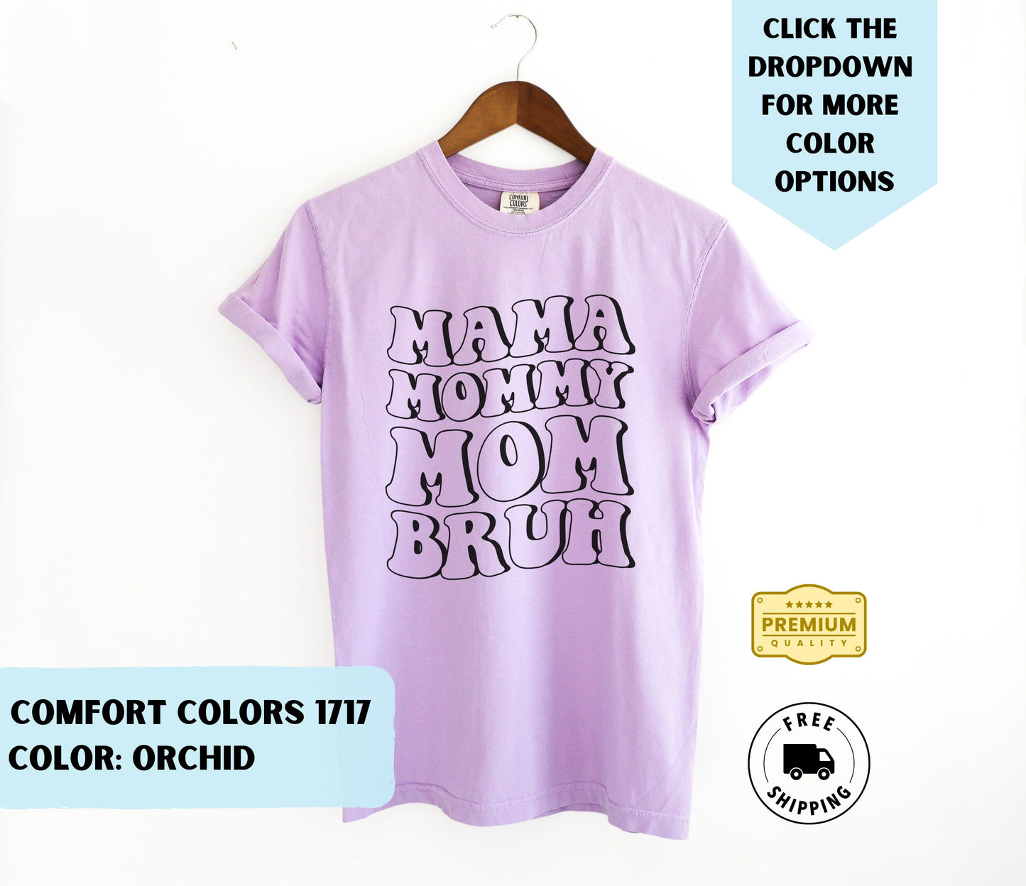 Mama Mommy Mom Bruh T-Shirt