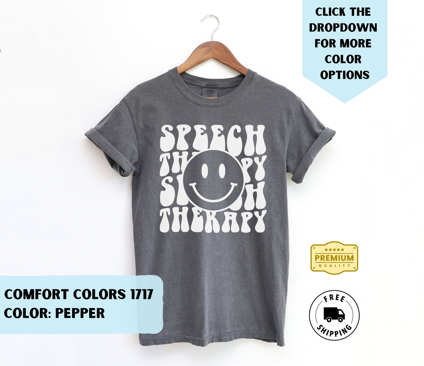 Speech Therapy Smiley T-Shirt