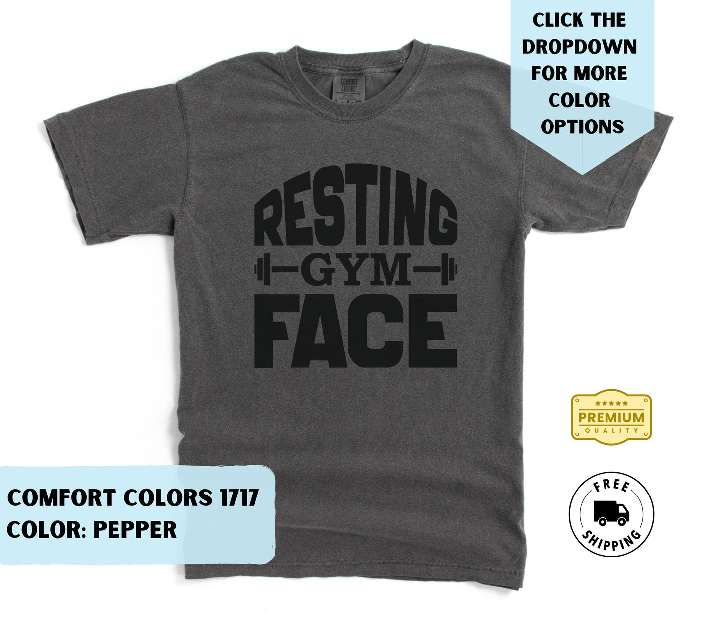 Resting Gym Face T-Shirt