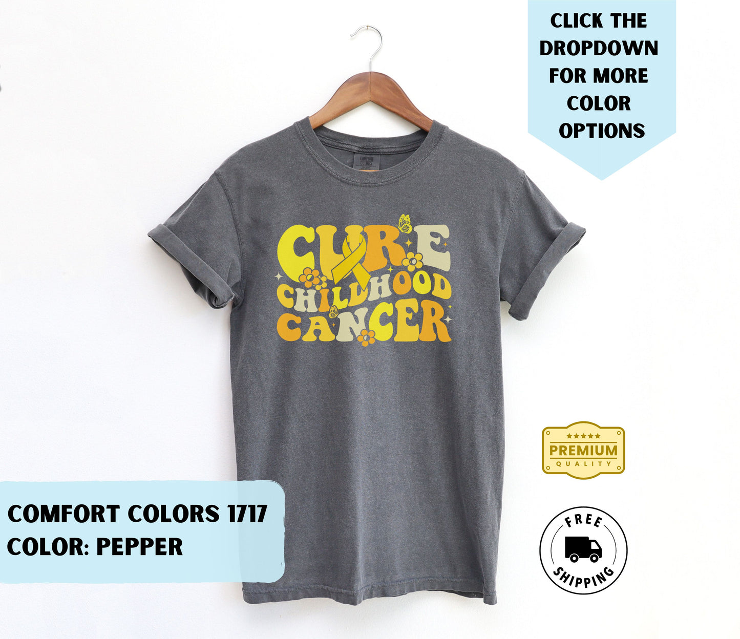 Cure Childhood Cancer Fundraiser T-Shirt