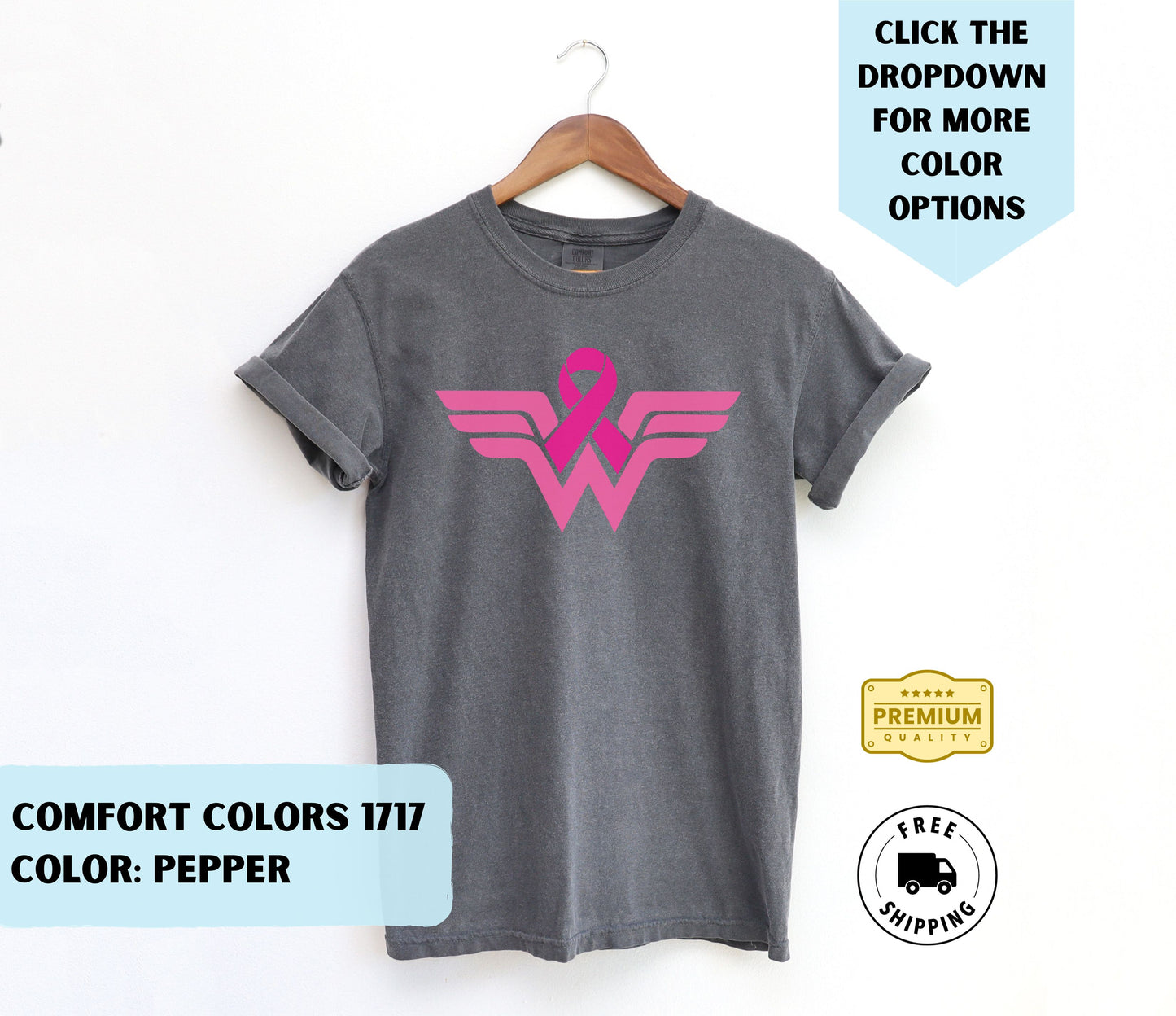 Wonder Women Breast Cancer Awareness Fundraiser T-Shirt