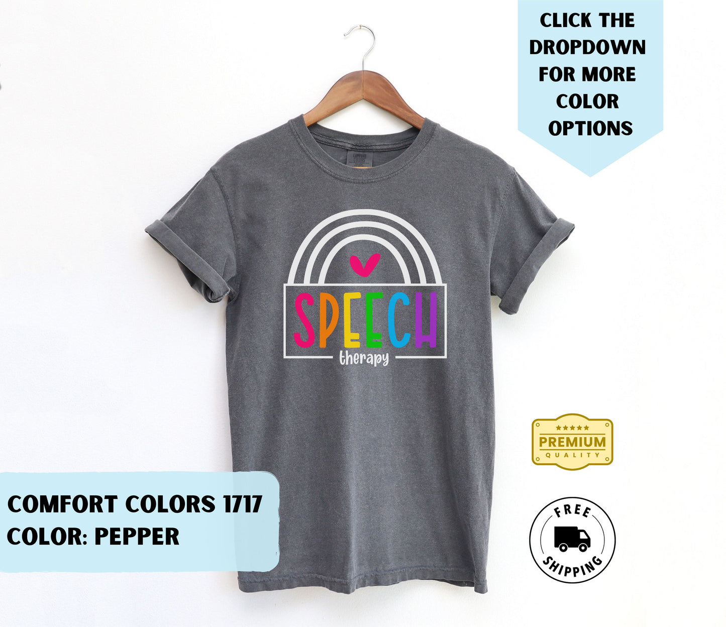 Speech Therapy Colorful T-Shirt