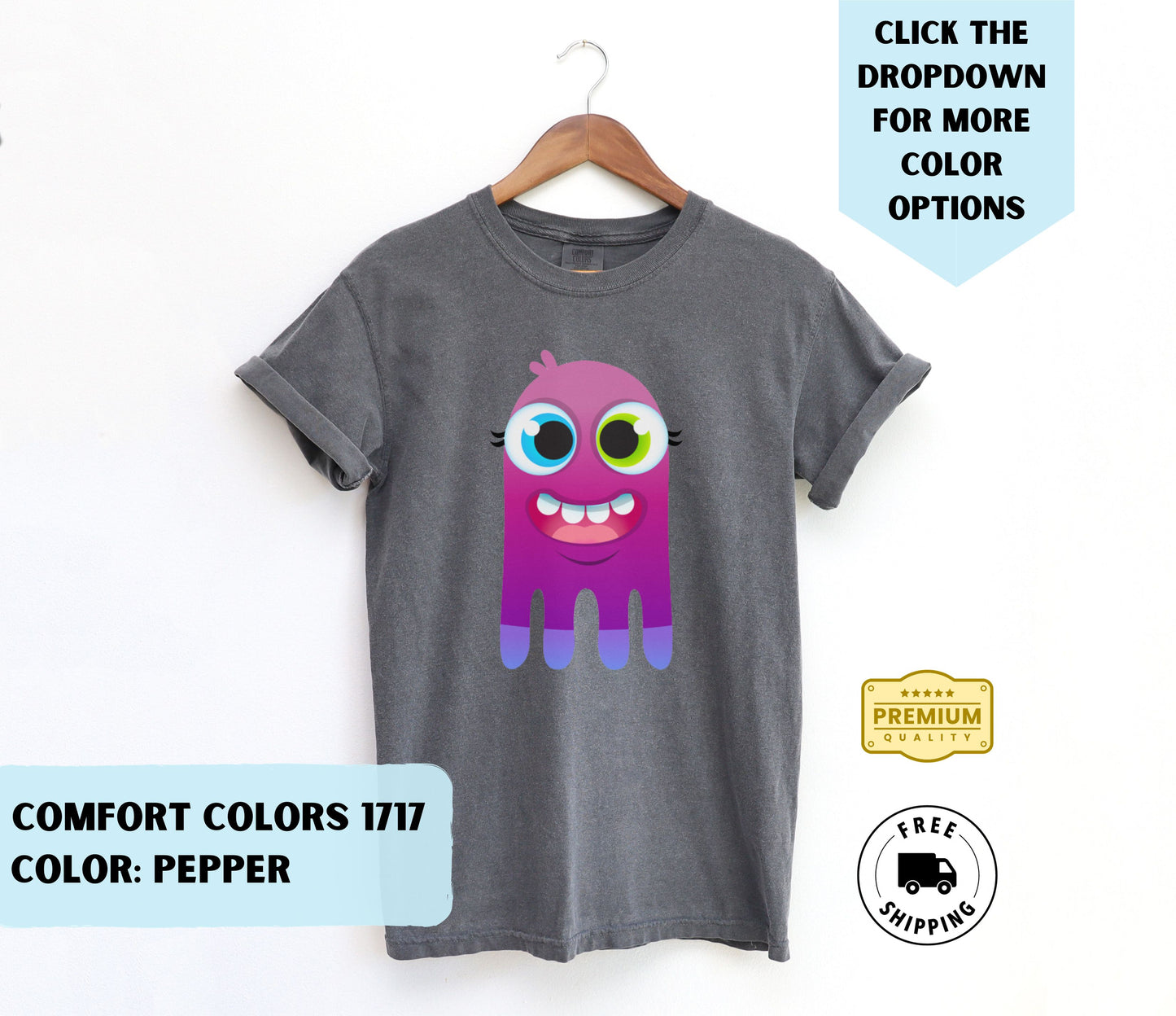 MOJO Monster Colorful Eyes T-Shirt