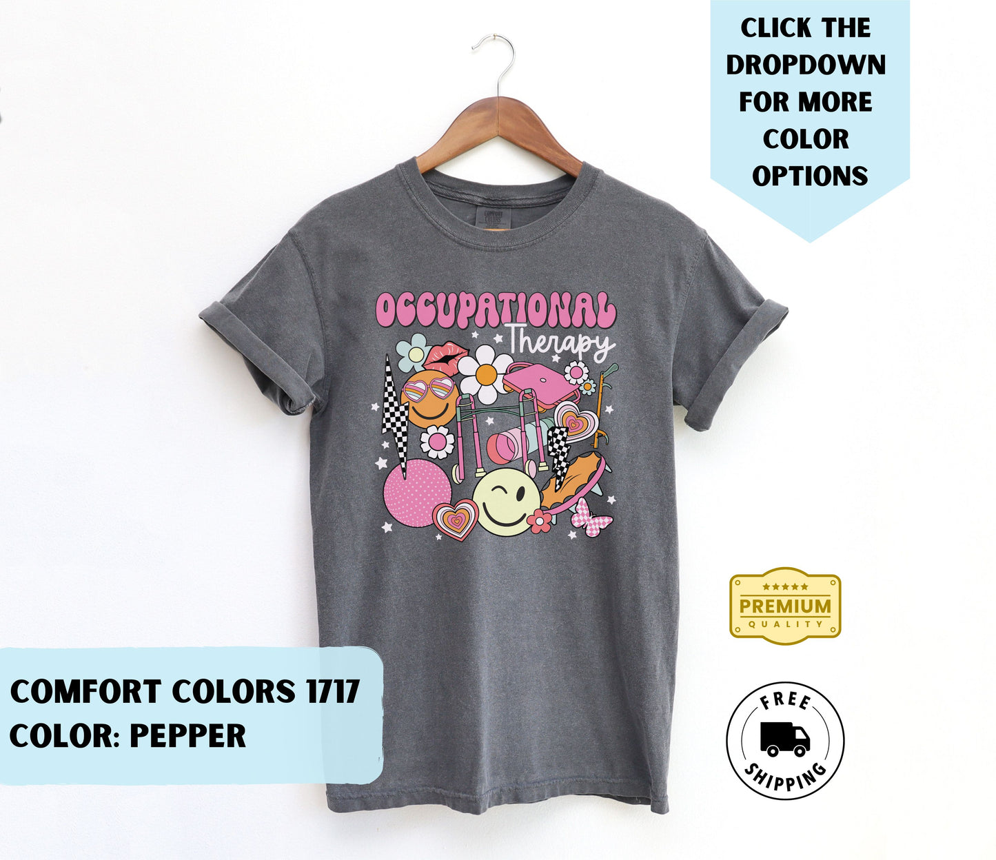 Occupational Therapy Grunge T-Shirt