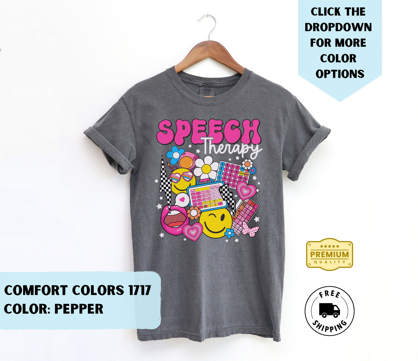 Speech Therapy Retro T-Shirt