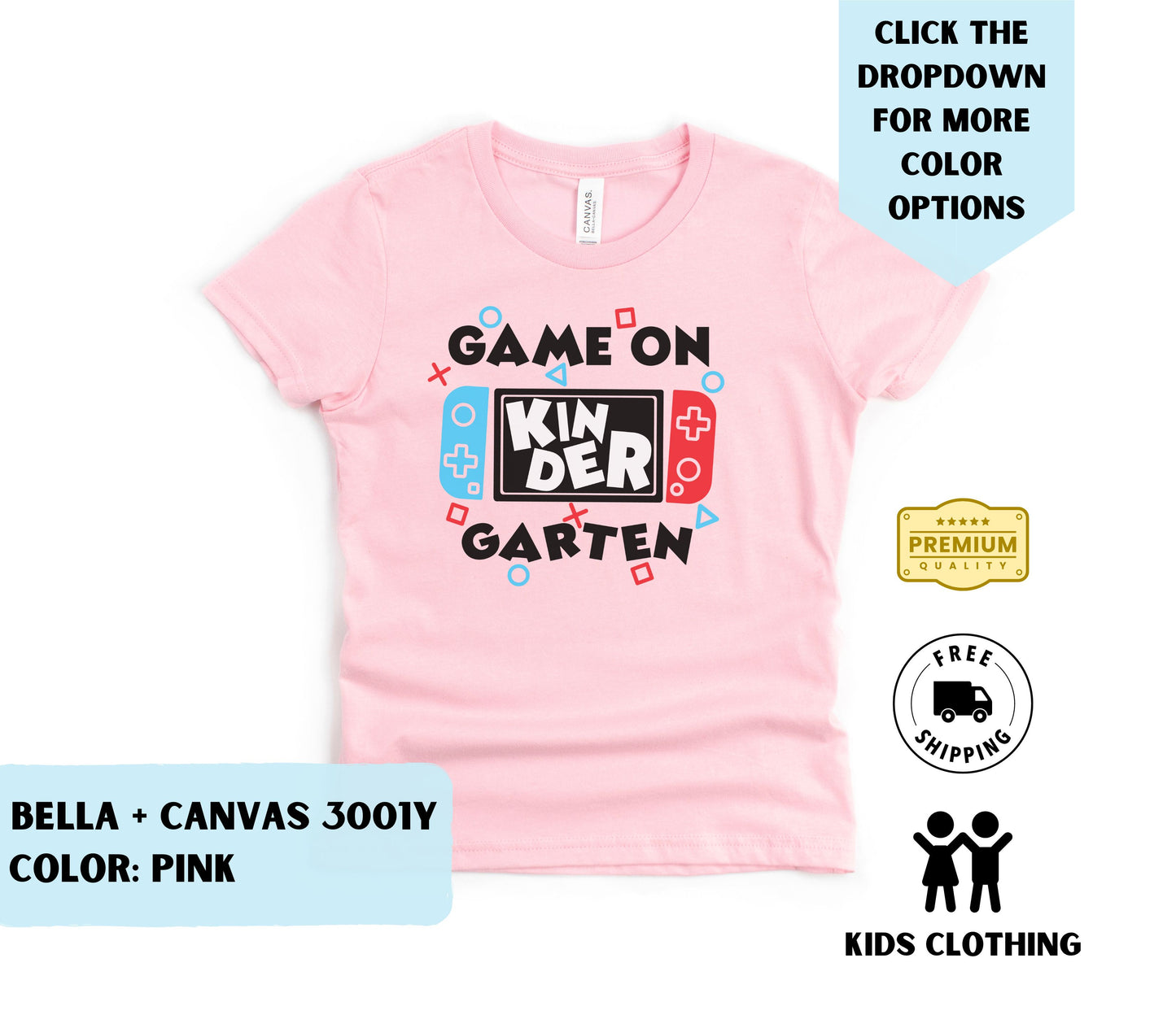 Toddler Game On Kindergarten Switch T-Shirt