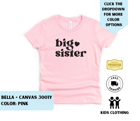 Youth Big Sister T-Shirt