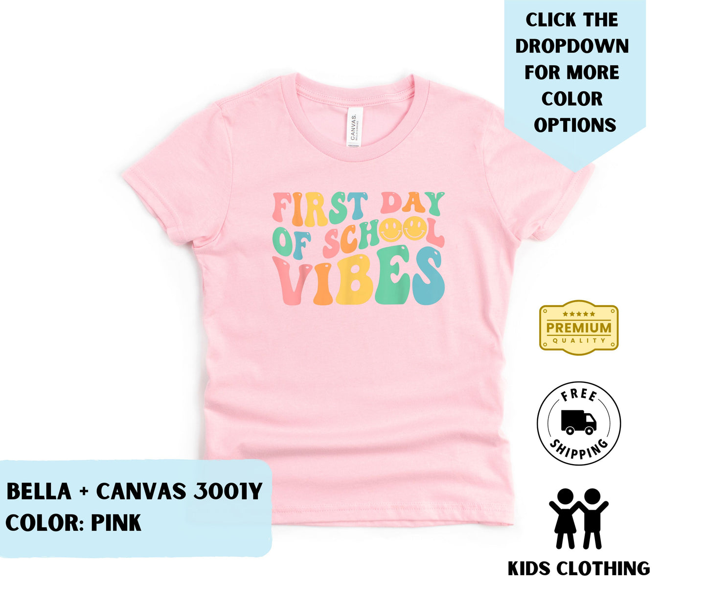 Youth First Day Vibes T-Shirt