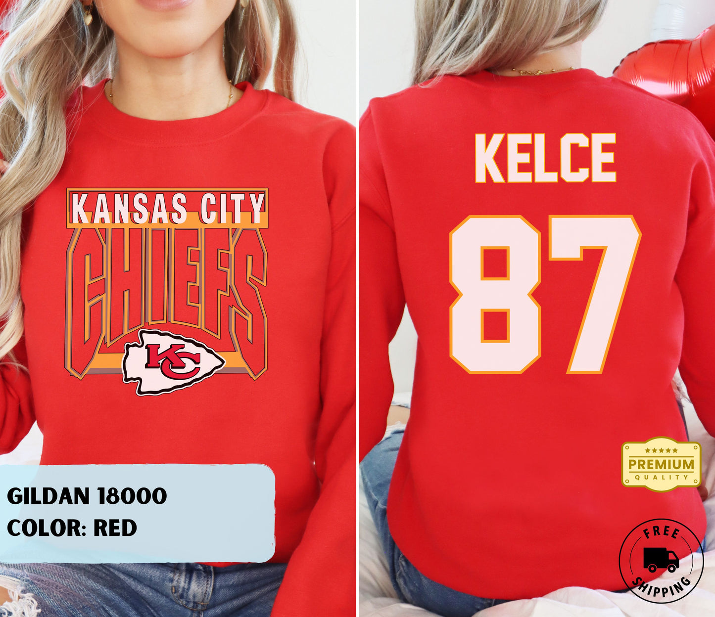 Chiefs KC 87 Crewneck