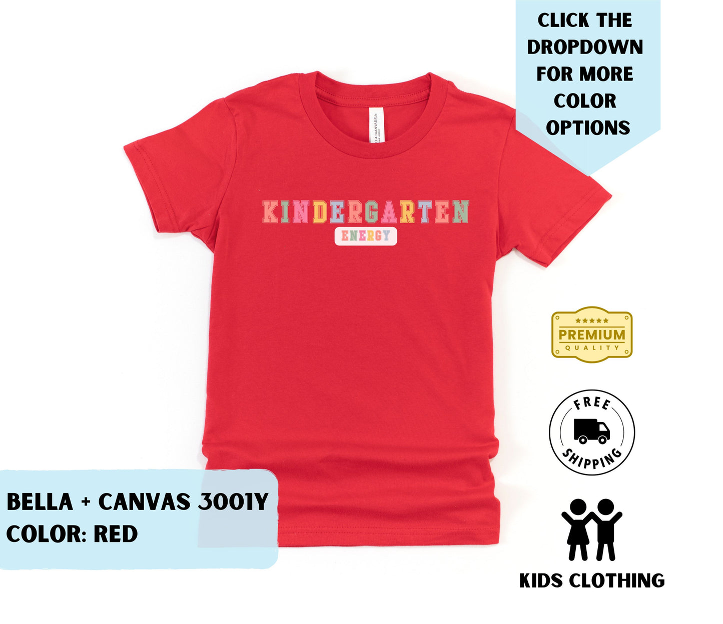 Youth Kindergarten Energy T-Shirt