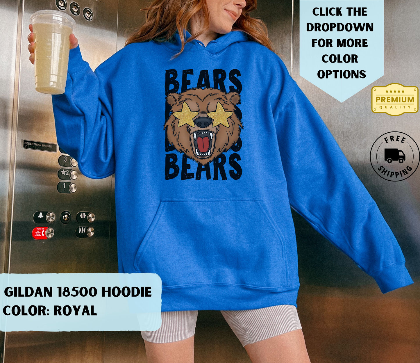 Bears Mascot Hoodie