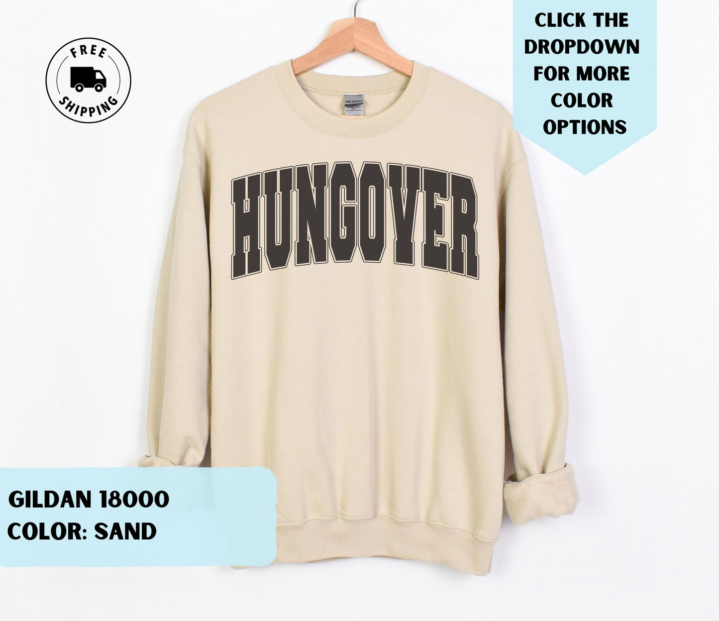 Hungover Crewneck