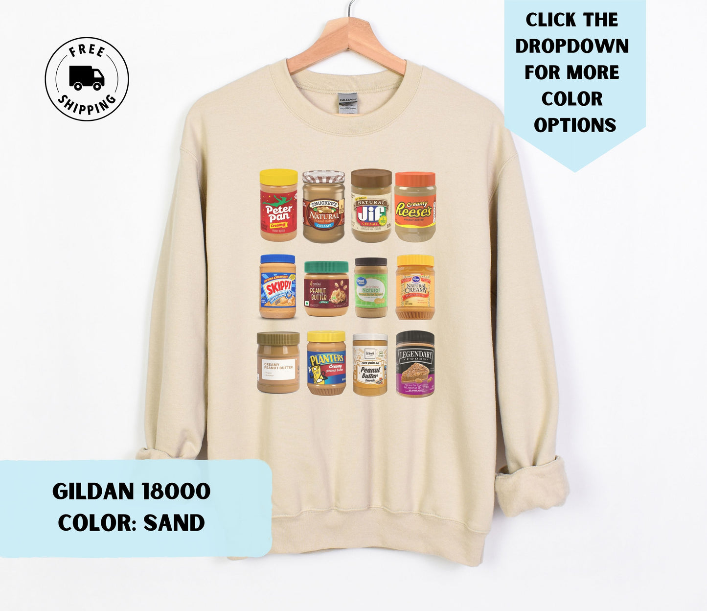 Peanut Butter Crewneck