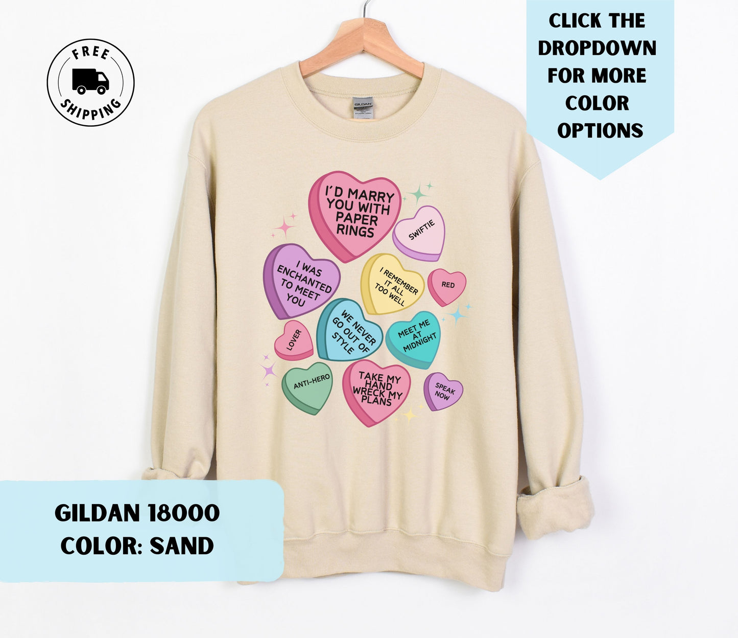 Paper Rings Valentine Crewneck