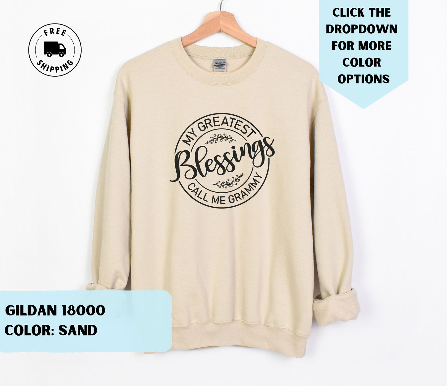 Grammys Blessings Crewneck