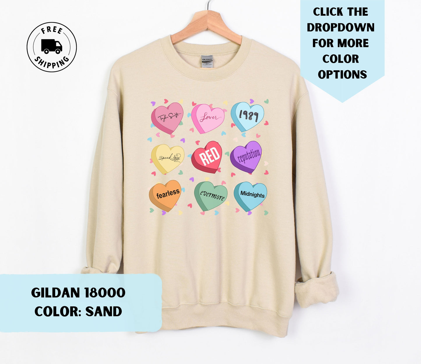 Swiftie Valentine Crewneck