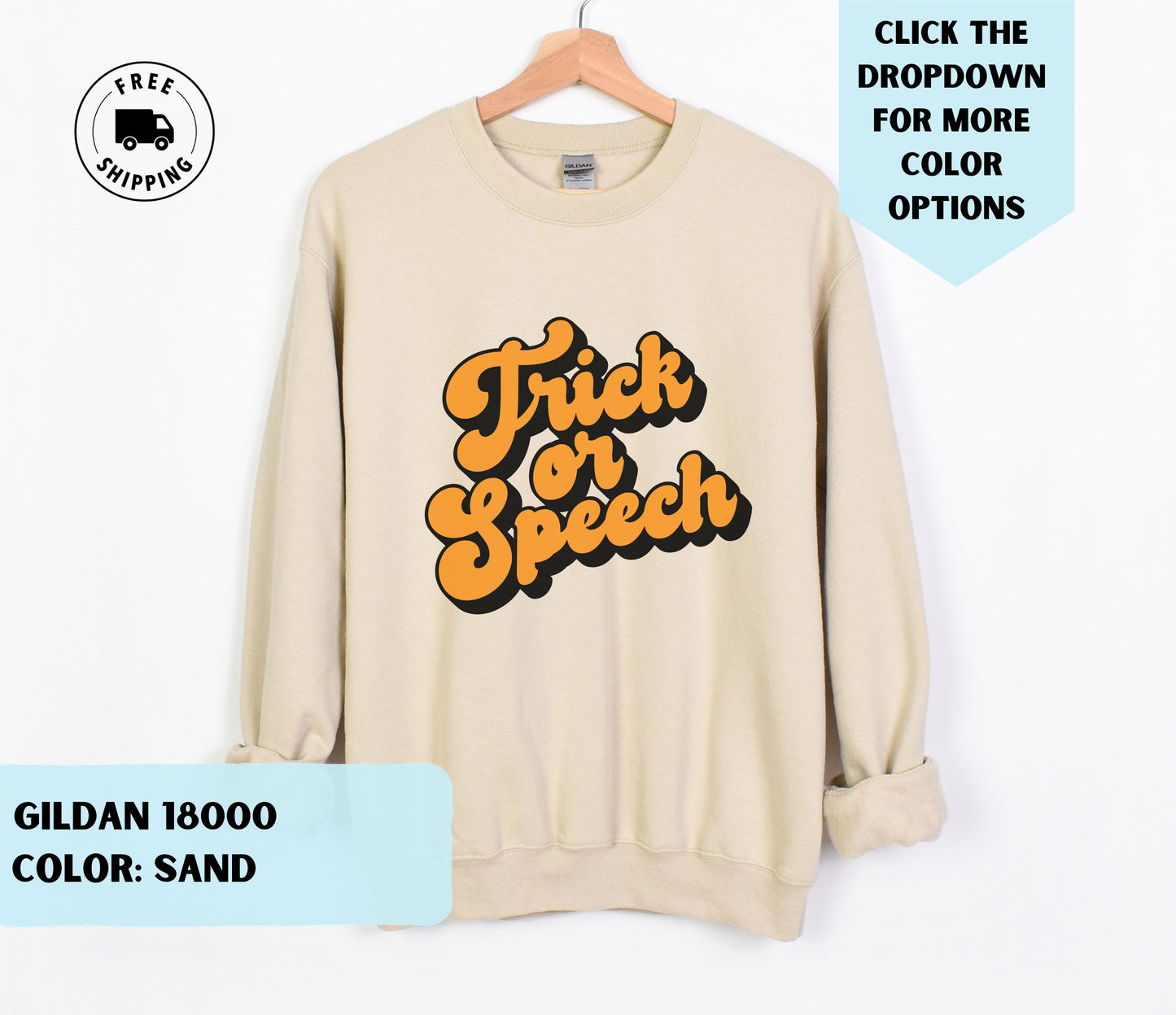 Trick or Speech Crewneck