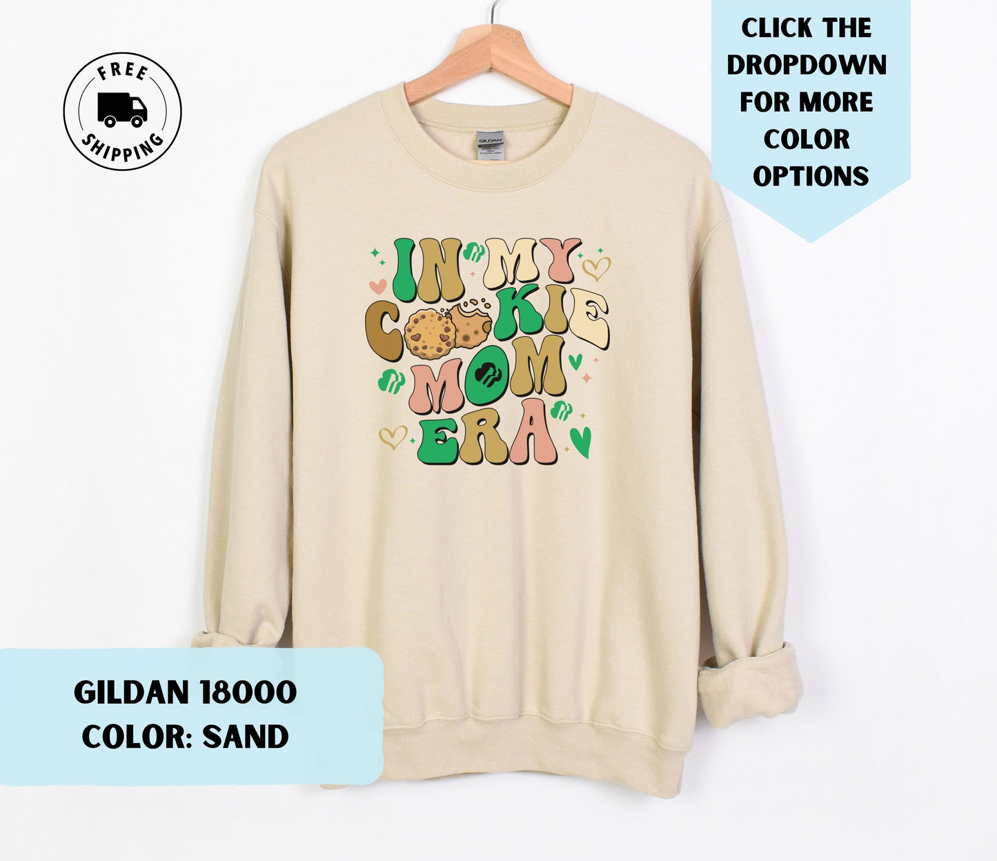 Cookie Mom Era Crewneck