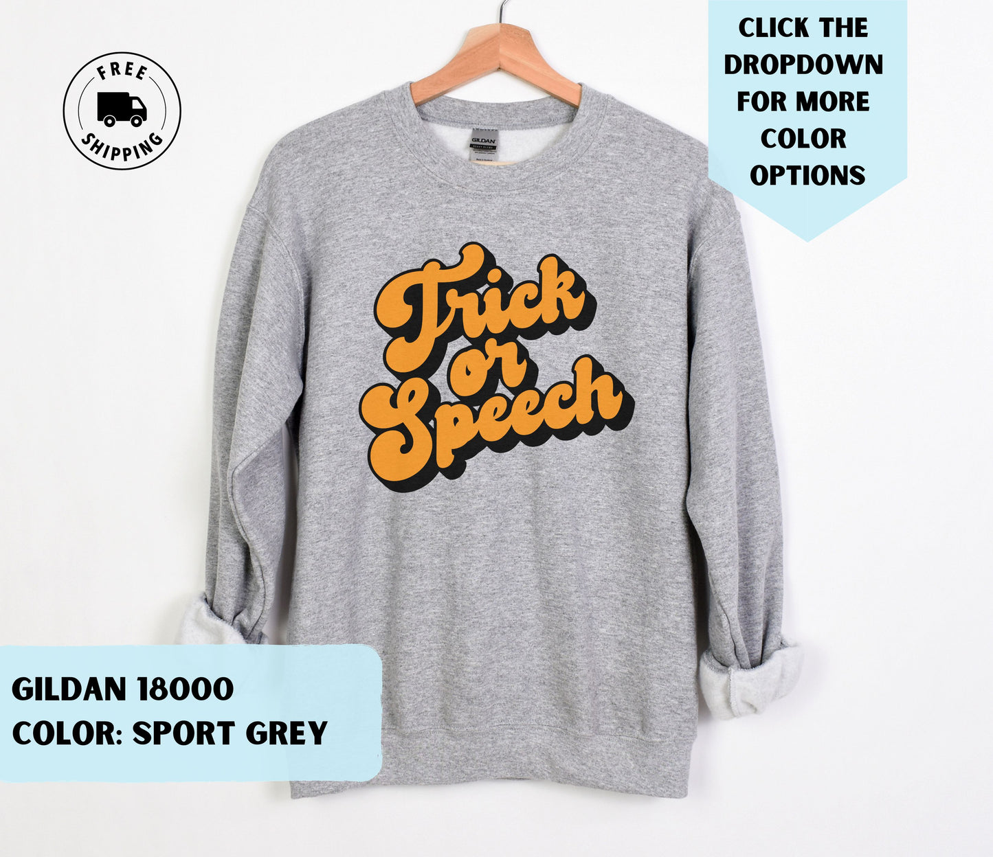 Trick or Speech Crewneck