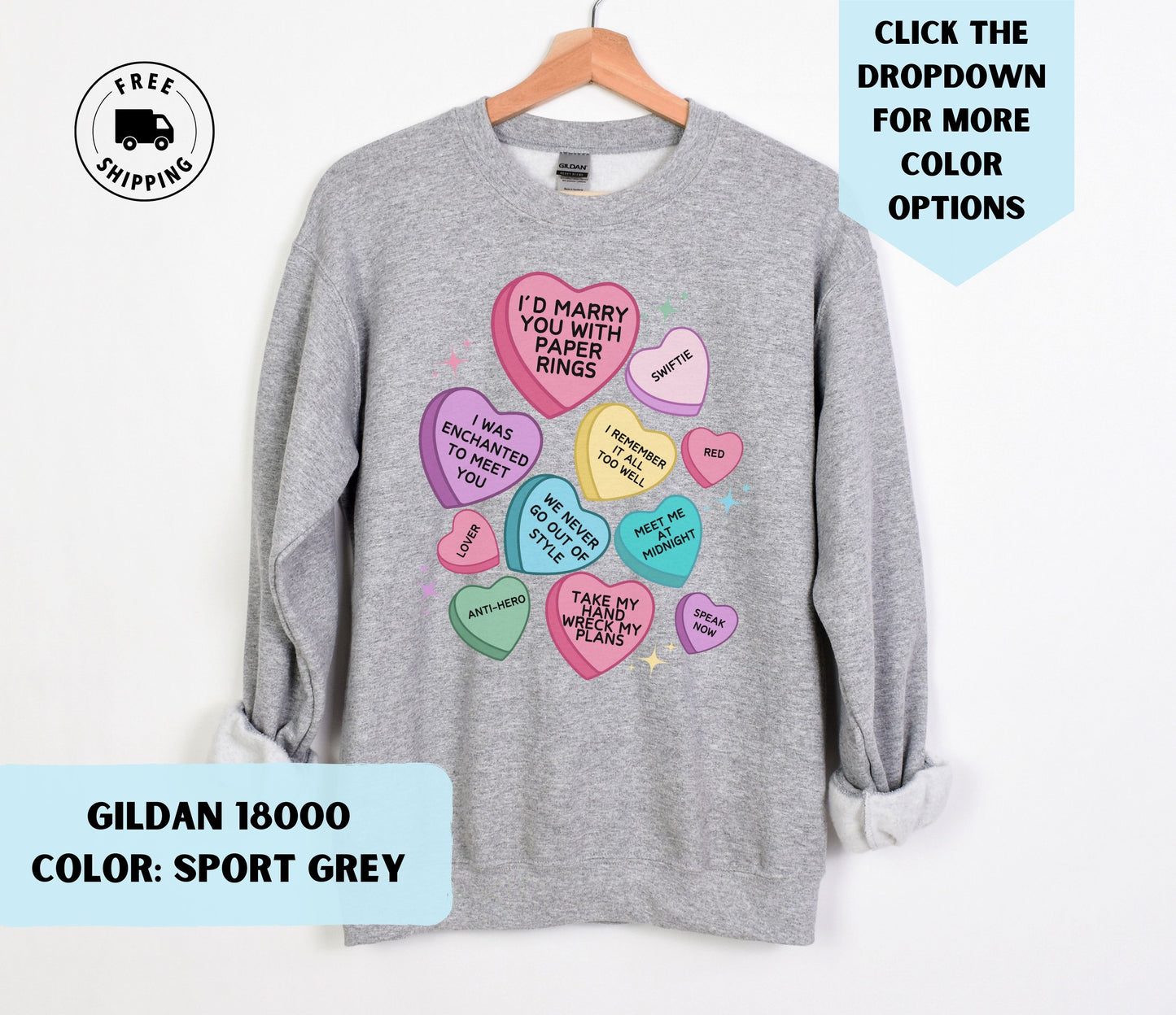 Paper Rings Valentine Crewneck