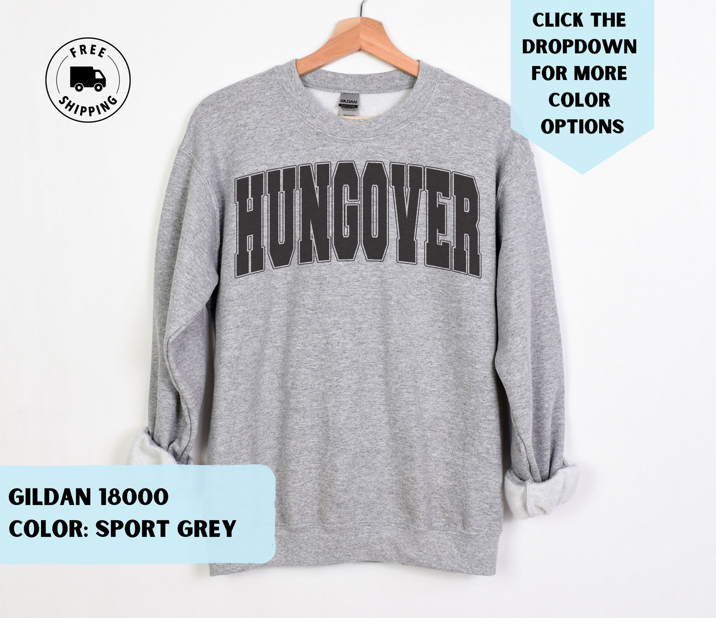 Hungover Crewneck