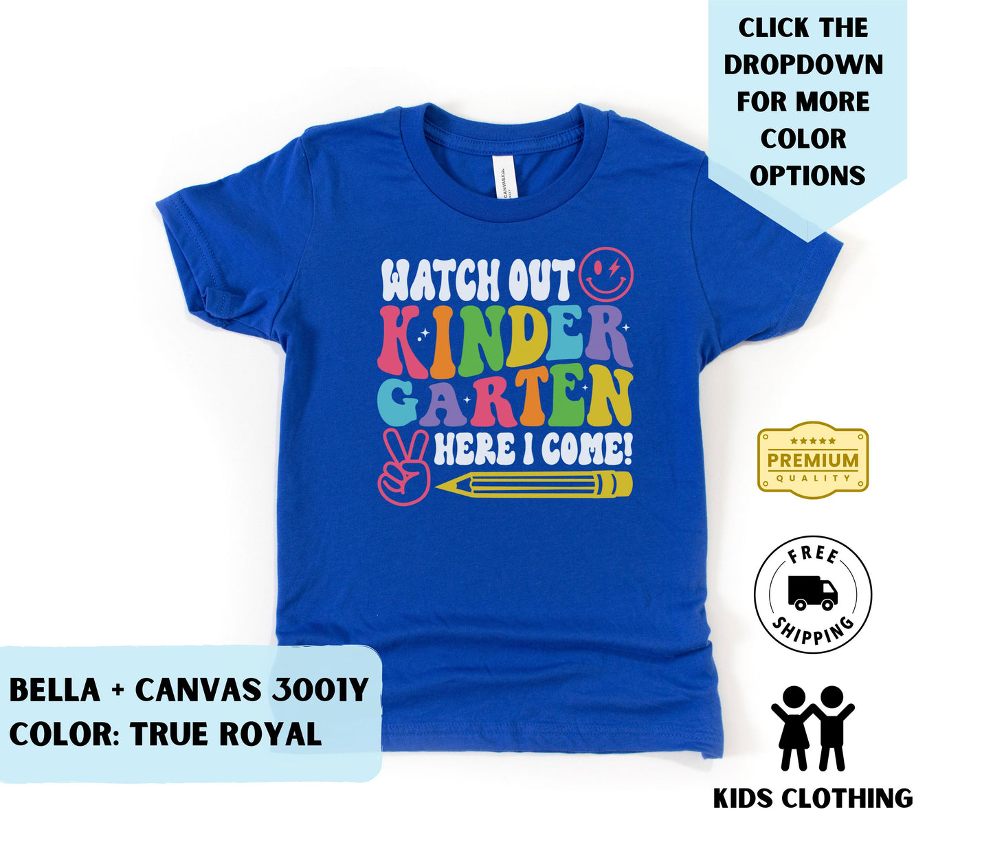 Youth Watch Out Kindergarten T-Shirt