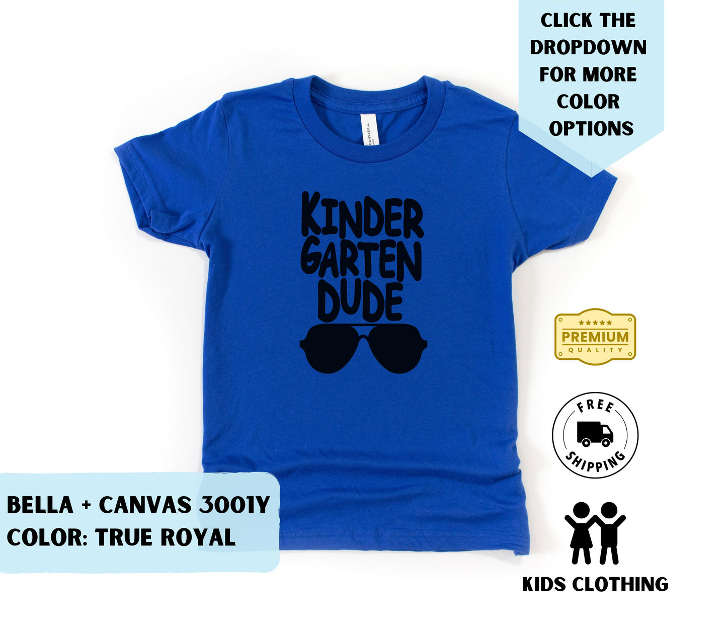 Toddler Kindergarten Dude T-Shirt