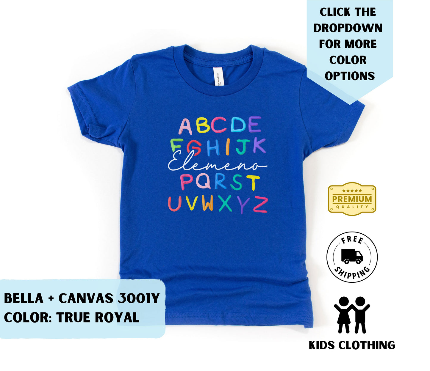 Youth Alphabet T-Shirt