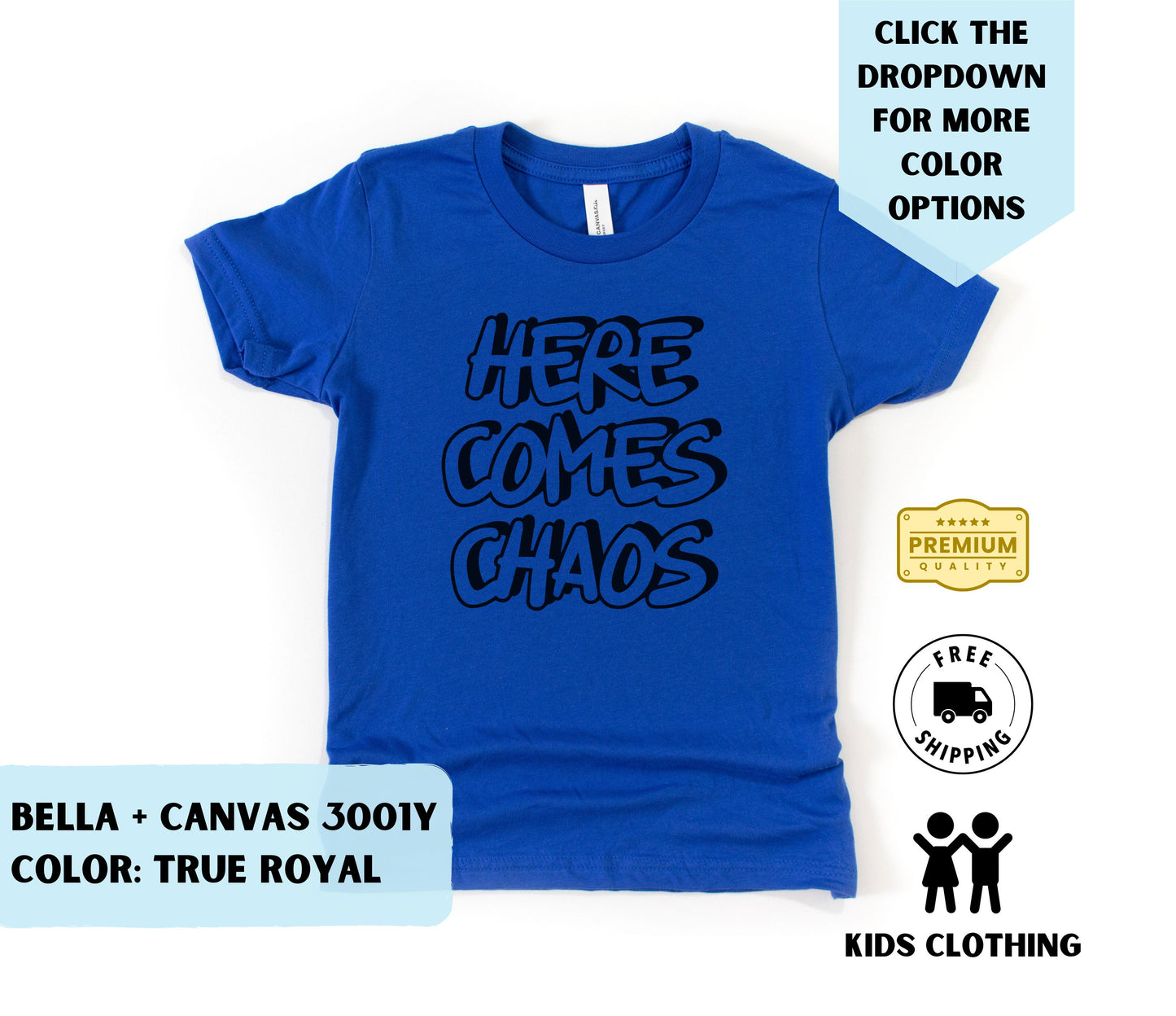 Youth Here Comes Chaos T-Shirt